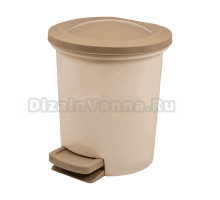 Мусорное ведро Spin&Clean Vogue 249479 6 л, кофейное
