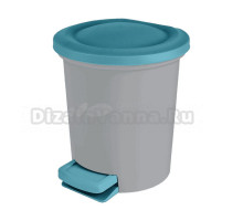 Мусорное ведро Spin&Clean Vogue 249480 6 л, небесное