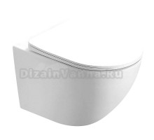 Унитаз подвесной AZARIO Trevi AZ-0093UQ3 глянцевый белый