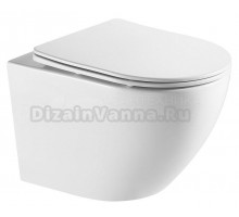 Унитаз подвесной AZARIO Grado AZ-0046-UQ1 глянцевый белый