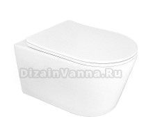 Унитаз подвесной AZARIO Ollin AZ-0513R глянцевый белый