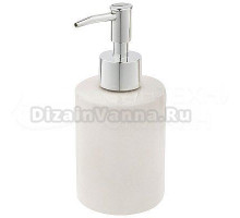 Дозатор для жидкого мыла Рыжий кот Классика 242542 настольный, хром, белый