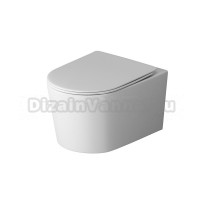 Унитаз подвесной Grossman GR-4499MSQ с микролифтом, белый матовый