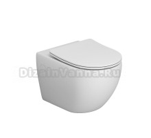 Унитаз подвесной Grossman GR-4411MSQ с микролифтом,  белый матовый