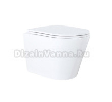 Унитаз подвесной AZARIO Teramo AZ-0053 глянцевый белый