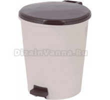 Мусорное ведро Альтернатива 262993 12 л, слоновая кость