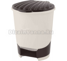 Мусорное ведро Альтернатива 262988 10 л, слоновая кость