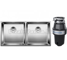 Комплект Мойка Blanco Andano 400/400-IF + Измельчитель KUCHENSTERN Muhle