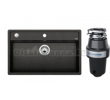 Комплект Мойка Blanco Dalago 8 антрацит + Измельчитель KUCHENSTERN Muhle 350MU35