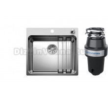 Комплект Мойка Blanco Etagon 500-IF, с клапаном-автоматом + Измельчитель KUCHENSTERN Muhle