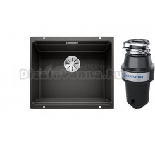 Комплект Мойка Blanco Etagon 500-U 525887, черная + Измельчитель KUCHENSTERN Muhle