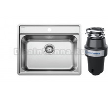 Комплект Мойка Blanco Lemis 6-IF 525108 + Измельчитель KUCHENSTERN Muhle
