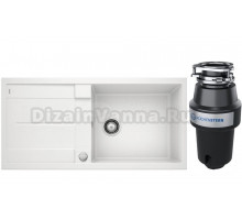 Комплект Мойка Blanco Metra XL 6S 515280, белая + Измельчитель KUCHENSTERN Muhle