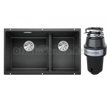 Комплект Мойка Blanco Subline 430/270-U антрацит + Измельчитель KUCHENSTERN Muhle 350MU35