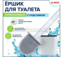 Ершик для унитаза Laima 608131 белый, серый