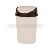 Мусорное ведро Альтернатива 51879 8 л, бежевое