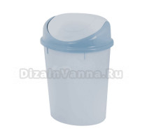 Мусорное ведро Альтернатива 51392 8 л, голубое