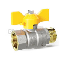 Шаровой кран LD Pride 47.20.В-Н.Б газ 3/4" ВРx3/4" НР