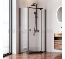 Душевой уголок AM.PM Sunny W87G-405-9090-BT 90x90 см, черный матовый