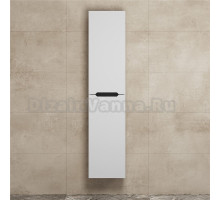 Шкаф-пенал для ванной Uperwood Tanos 35 L подвесной, графит, белый