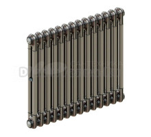 Радиатор стальной трубчатый TUBOG Classic 2057 2 трубы, 18 секций, боковое проходное подключение, технолак