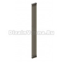 Радиатор стальной трубчатый TUBOG Classic 2180 вертикальный, 2 трубы, 4 секции, дизайнерский, боковое проходное подключение, технолак