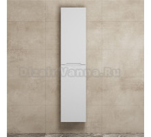 Шкаф-пенал для ванной Uperwood Tanos 35 R подвесной, матовый белый