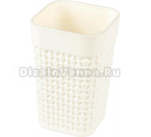 Стакан для зубных щеток Plast Team Oslo 225177 бежевый, пластиковый