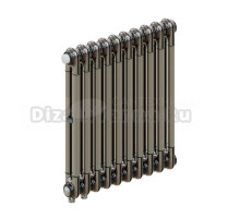 Радиатор стальной трубчатый TUBOG Classic Ventil 2057 DV1 2 трубы, 10 секций, нижнее универсальное подключение, технолак