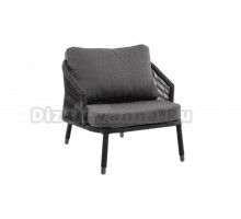 Комплект садовой мебели 4 в 1 4SiS Верона каркас темно-серый, роуп темно-серый