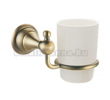 Стакан для ванной AZARIO Elvia AZ-91106Q настенный, белый, керамический