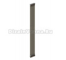 Радиатор стальной трубчатый TUBOG Classic Ventil 2180 DV1 вертикальный, 2 трубы, 4 секции, дизайнерский, нижнее универсальное подключение, технолак