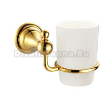Стакан для ванной AZARIO Elvia AZ-91106G настенный, белый, керамический