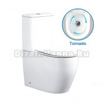 Унитаз-компакт напольный AZARIO Bonelle AZ-1229A глянцевый белый