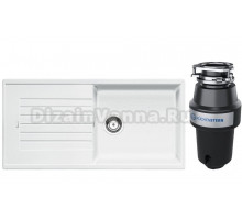 Комплект Мойка Blanco Zia XL 6S 517571, белая + Измельчитель KUCHENSTERN Muhle