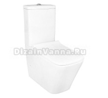 Унитаз-компакт напольный AZARIO Quadro AZ-2175 UQ1 глянцевый белый