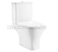 Унитаз-компакт напольный AZARIO Nigel AZ-55T глянцевый белый