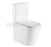 Унитаз-компакт напольный AZARIO Vetro AZ-2149 глянцевый белый