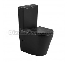 Унитаз-компакт напольный AZARIO Vetro AZ-2149-MB матовый черный