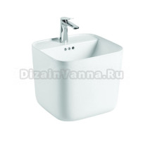 Раковина подвесная Olive'S Sierra New SRN33146 45 глянцевая белая, прямоугольная, фаянс