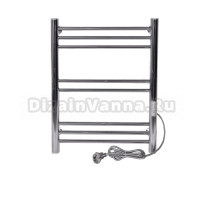 Полотенцесушитель электрический Tera Богема 400х600 60x45 см, подключение справа, полированный хром, лесенка