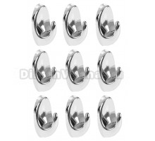 Крючок Рыжий кот 231651 серебро, 9 шт