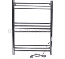 Полотенцесушитель электрический Tera Богема 500х800 80x55 см, подключение справа, полированный хром, лесенка