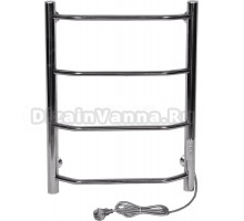 Полотенцесушитель электрический Tera Виктория 400х600 60x45 см, подключение справа, полированный хром, лесенка