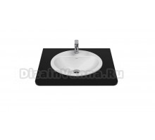 Раковина встраиваемая сверху Creavit TP225-00CB00E-0000 53 глянцевая белая, овальная