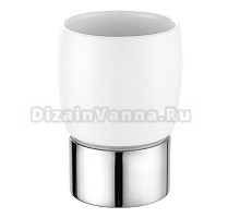 Стакан для зубных щеток AZARIO Forny AZ-126CH белый, керамический