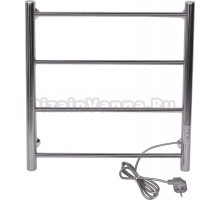 Полотенцесушитель электрический Tera Классика 500х600 60x55 см, подключение справа, полированный хром, лесенка