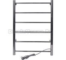 Полотенцесушитель электрический Tera Классика 500х800 80x55 см, подключение справа, полированный хром, лесенка