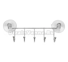 Крючок Рыжий кот Eline-WH-1 хром, на присосках