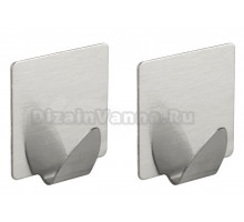 Крючок Рыжий кот Квадрат сталь, 2 шт